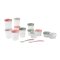 Expert Meal & Food Storage Pack  – 12 Clip Portions + 2 1st Stage Silicone Spoons - Eucalyptus
