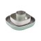 ชุดเซ็ทรับประทานอาหารสแตนเลสพร้อมปลอกซิลิโคน 3 ชิ้น BEABA Stainless Steel Microwaveable Meal Set - Sage Green