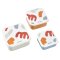 ชุดกล่องเก็บอาหาร 3 ชิ้นน BEABA Set of 3 Nesting Snack Boxes - Playful Print