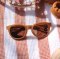แว่นกันแดดเด็ก Sunglasses (2-4 y) Square Caramel