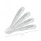 Set of 4 Ergonomic 1st Stage Silicone Spoons - Light Grey