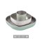 ชุดเซ็ทรับประทานอาหารสแตนเลสพร้อมปลอกซิลิโคน 3 ชิ้น BEABA Stainless Steel Microwaveable Meal Set - Sage Green