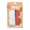 Pack of  2 XXL Muslins Organic Cotton - Hot Sauce + Terrazzo Playprint