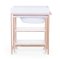 โต๊ะเปลี่ยนผ้าอ้อมพร้อมอ่างอาบน้ำ Changing Table with Bath Tub - Natural White