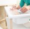 โต๊ะเปลี่ยนผ้าอ้อมพร้อมอ่างอาบน้ำ Changing Table with Bath Tub - Natural White