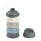 Formula and Snacks Container 4 compartments  - Blue / Grey