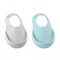 Set of 2 Silicone Bibs - Airy Blue / Light Grey