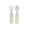 ช้อนส้อมหัดทานอาหาร Set of 2 Stainless Steel Pre Cutlery - Velvet Grey