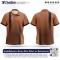 ลายเสื้อกีฬาสีน้ำตาล