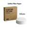พร้อมส่ง!! Coffee Filter กระดาษกรองกาแฟ ที่กรองกาแฟดริป แบบกลม 1 แพค 100 แผ่น Pot Paper Filter (60 mm.)