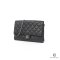 CHANEL CLUTCH WITH CHAIN BLACK CAVIAR GHW