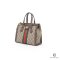 GUCCI OPHIDIA TOTE SMALL BROWN GG MONOGRAM CANVAS GHW