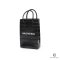 BALENCIAGA TOTE XS BLACK CROC EMBOSSED SHW