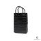 BALENCIAGA TOTE XS BLACK CROC EMBOSSED SHW