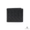 BOTTEGA 8 CARD SHORT BLACK CALF GHW