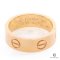 CARTIER LOVE RING 51 PINKGOLD