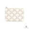 CELINE COIN AND CARD POUCH SHORT WHITE TAN CANVAS SHW