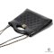 CHANEL 31 SHOPPING BAG BLACK CALF GHW