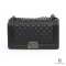 CHANEL BOY 10_ BLACK CAVIAR RHW