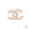 CHANEL BROOCH GOLD DIAMOND GHW