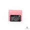 CHANEL CARD HOLDER WITH CHAIN SHORT PINK CALF SHW