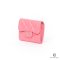 CHANEL CARD HOLDER WITH CHAIN SHORT PINK CALF SHW