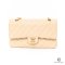 CHANEL CLASSIC 10 BEIGE CAVIAR GHW