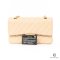 CHANEL CLASSIC 10 BEIGE CAVIAR GHW