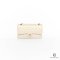 CHANEL CLASSIC 10 WHITE METALIC CALF GHW