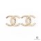 CHANEL EARRING CC LOGO DIAMOND GHW