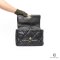 CHANEL FLAP 19 30 BLACK CALF GHW