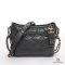 CHANEL GABRIELLE SMALL BLACK LAMB SGHW