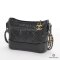 CHANEL GABRIELLE SMALL BLACK LAMB SGHW