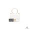 CHANEL MINI 7 WHITE LAMB GHW