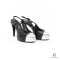 CHANEL PUMP 35.5 BLACK SILVER