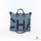 CHANEL TOTE LARGE NAVY TWEED SHW