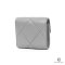 CHANEL TRIFOLD WALLET 19 SHORT GREY LAMB GHW