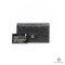 CHANEL TRIFOLD WALLET MEDIUM BLACK CAVIAR GHW