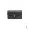 CHANEL TRIFOLD WALLET MEDIUM BLACK CAVIAR GHW