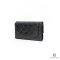 CHANEL TRIFOLD WALLET MEDIUM BLACK CAVIAR GHW