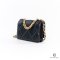 CHANEL  WOC 19 BLACK CALF GHW