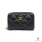 CHANEL ZIPPY CARD SHORT BLACK CAVIAR GHW