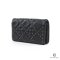 DIOR CARO POUCH WITH STRAP 8_ BLACK LAMB BHW