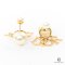 DIOR TRIBALES EARRINGS PEARL CRYTALS GHW