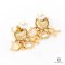 DIOR TRIBALES EARRINGS PEARL CRYTALS GHW