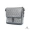 GOYARD GRAND BLEU MESSENGER MM GRAY CANVAS SHW