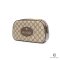 GUCCI CAMERA TIGER 25 BROWN GG SUPREME MONOGRAM GHW