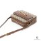 GUCCI HORSEBIT 1955 CAMERA SMALL BROWN GG SUPREME MONOGRAM GHW