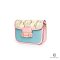 GUCCI HORSEBIT 1955 MEDIUM PINK BLUE PYTHON GHW