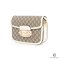 GUCCI HORSEBIT 1955 SMALL WHITE GG MONOGRAM GHW